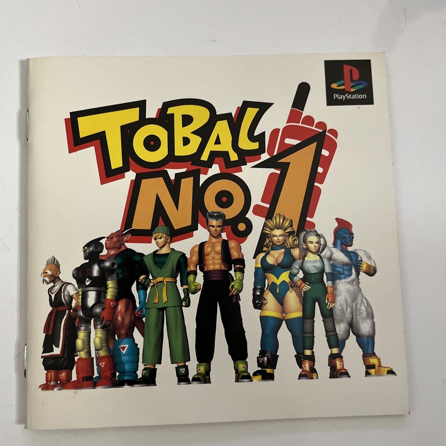 Tobal No 1  PS1 Sony PlayStation NTSC-J JAPAN Squaresoft 1996 Fighting Game