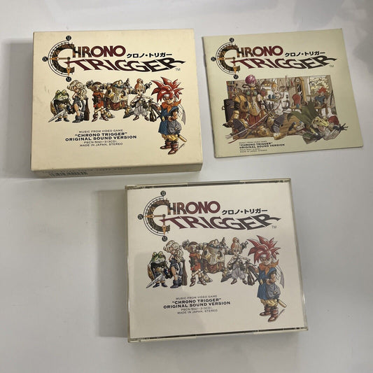 Chrono Trigger Original Sound Version (CD, 1995, 3-Disc) Game Soundtrack Japan