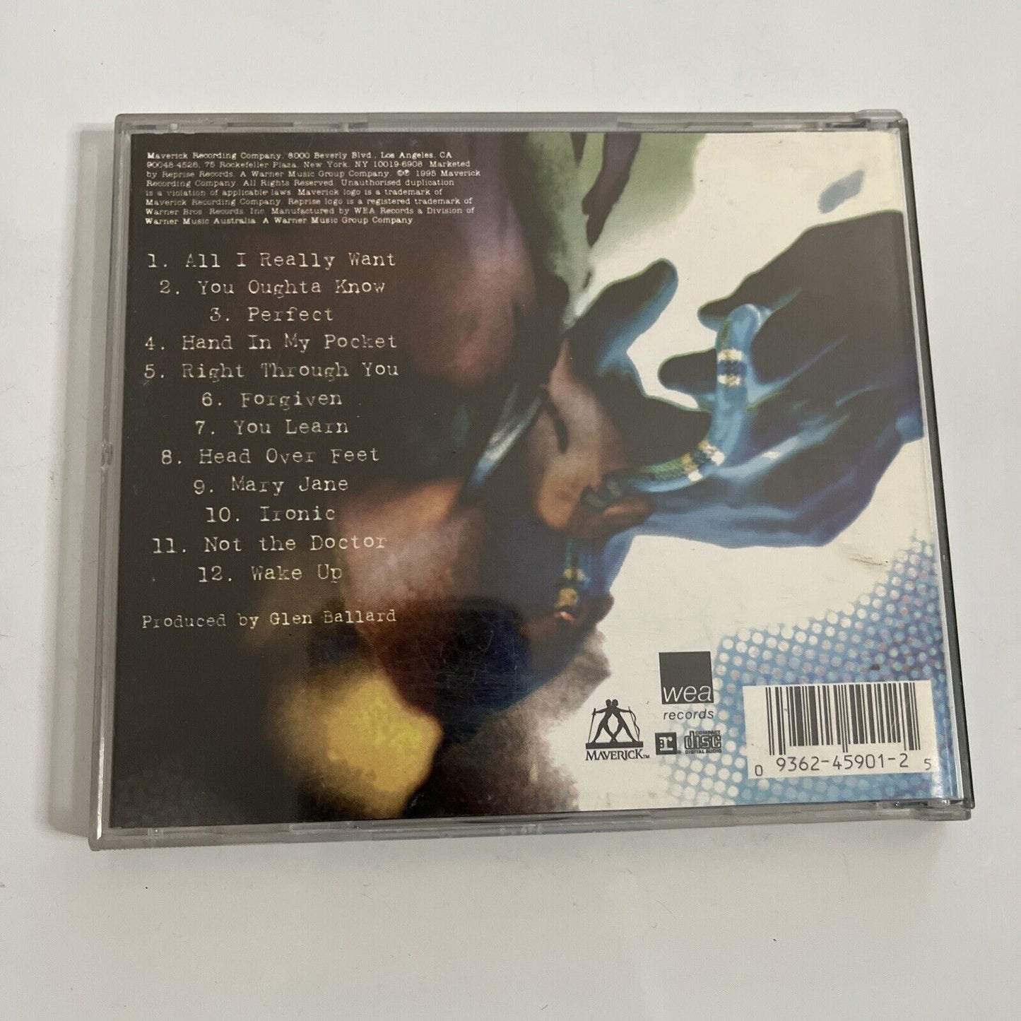 Jagged Little Pill by Alanis Morissette (CD, 1995) Album  Maverick Records