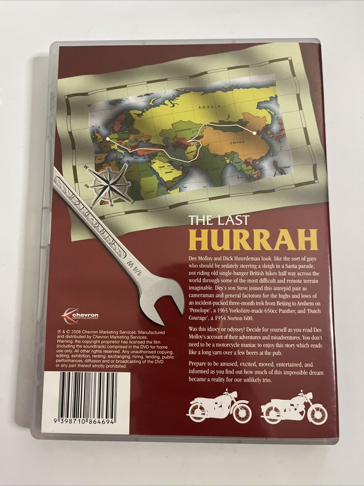 The Last Hurrah From Beijing To Arnhem (DVD, 2006) Des Molly Comedy All Regions