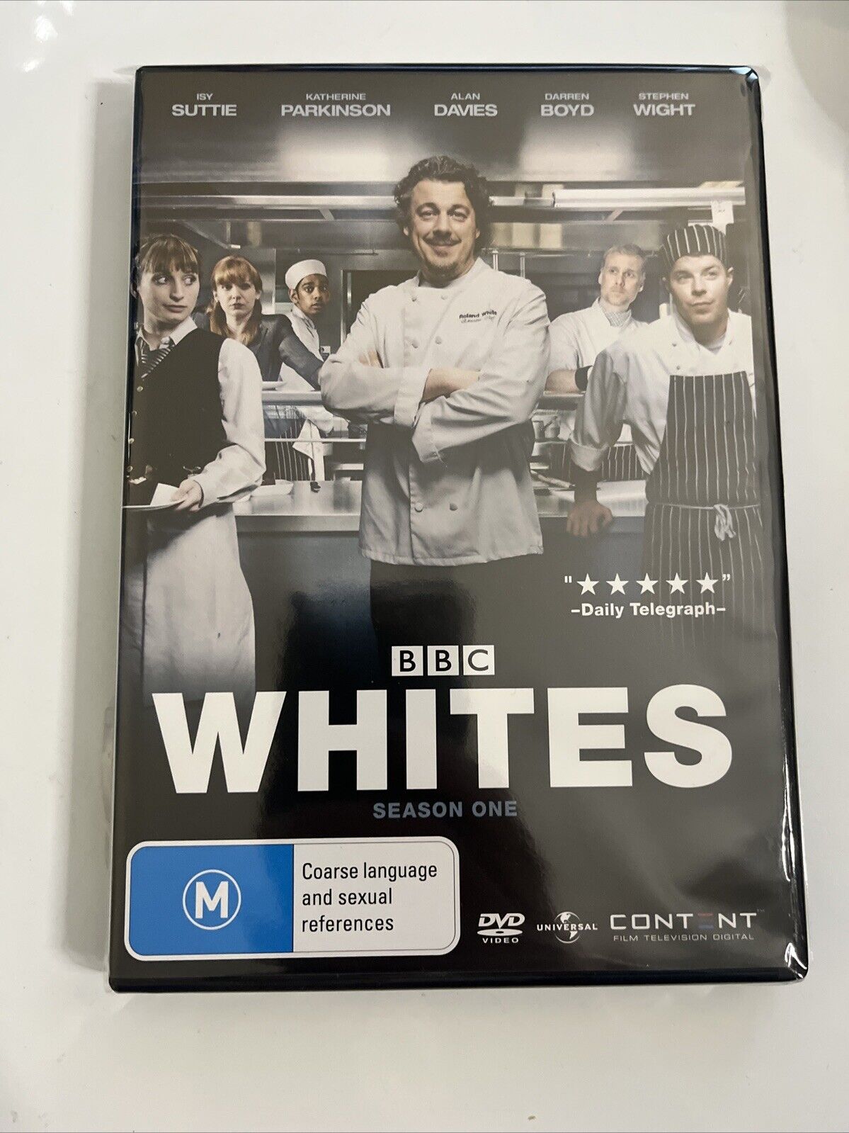 Whites : Season 1 (DVD, 2010) BBC Series Alan Davies Region 4 & 2  NEW