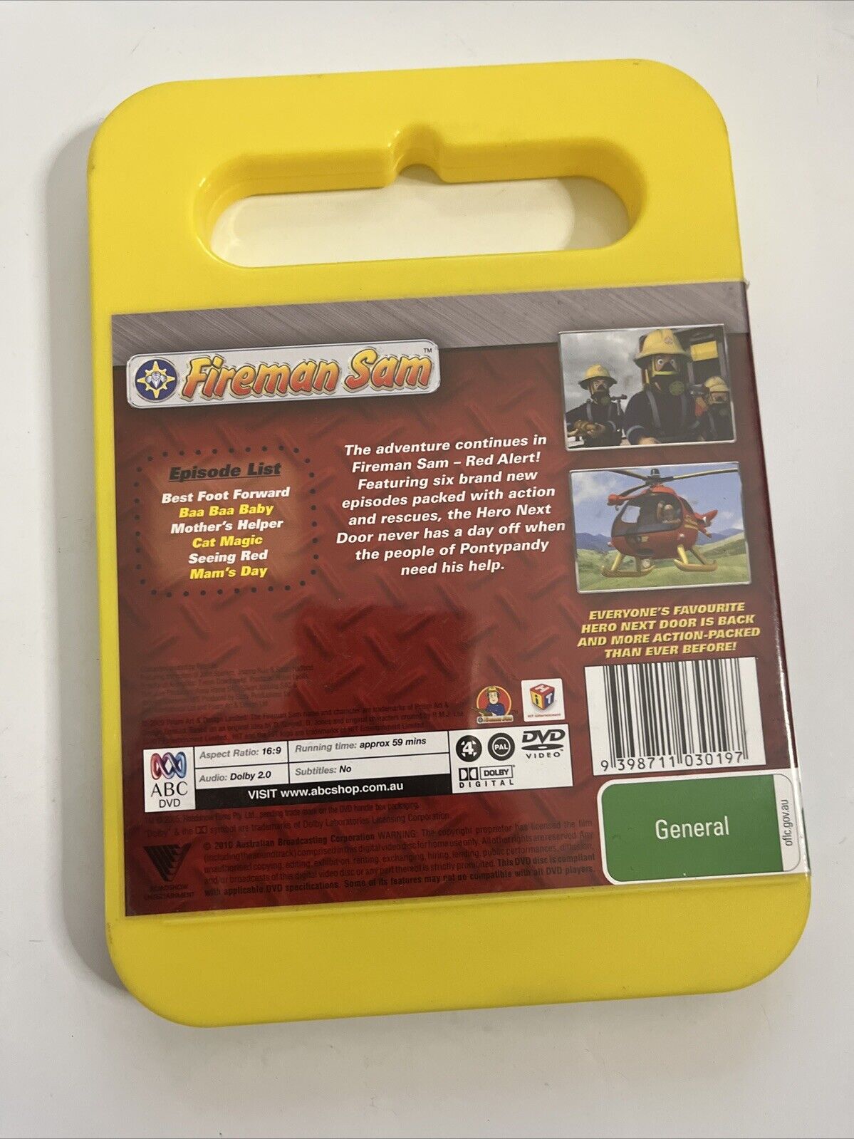 Fireman Sam Red Alert (DVD, 2009) Region 4