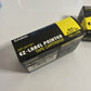 2x Genuine Casio EZ-Label Printer Tape Cartridge XR-24YW1 24mm Yellow Black  NEW