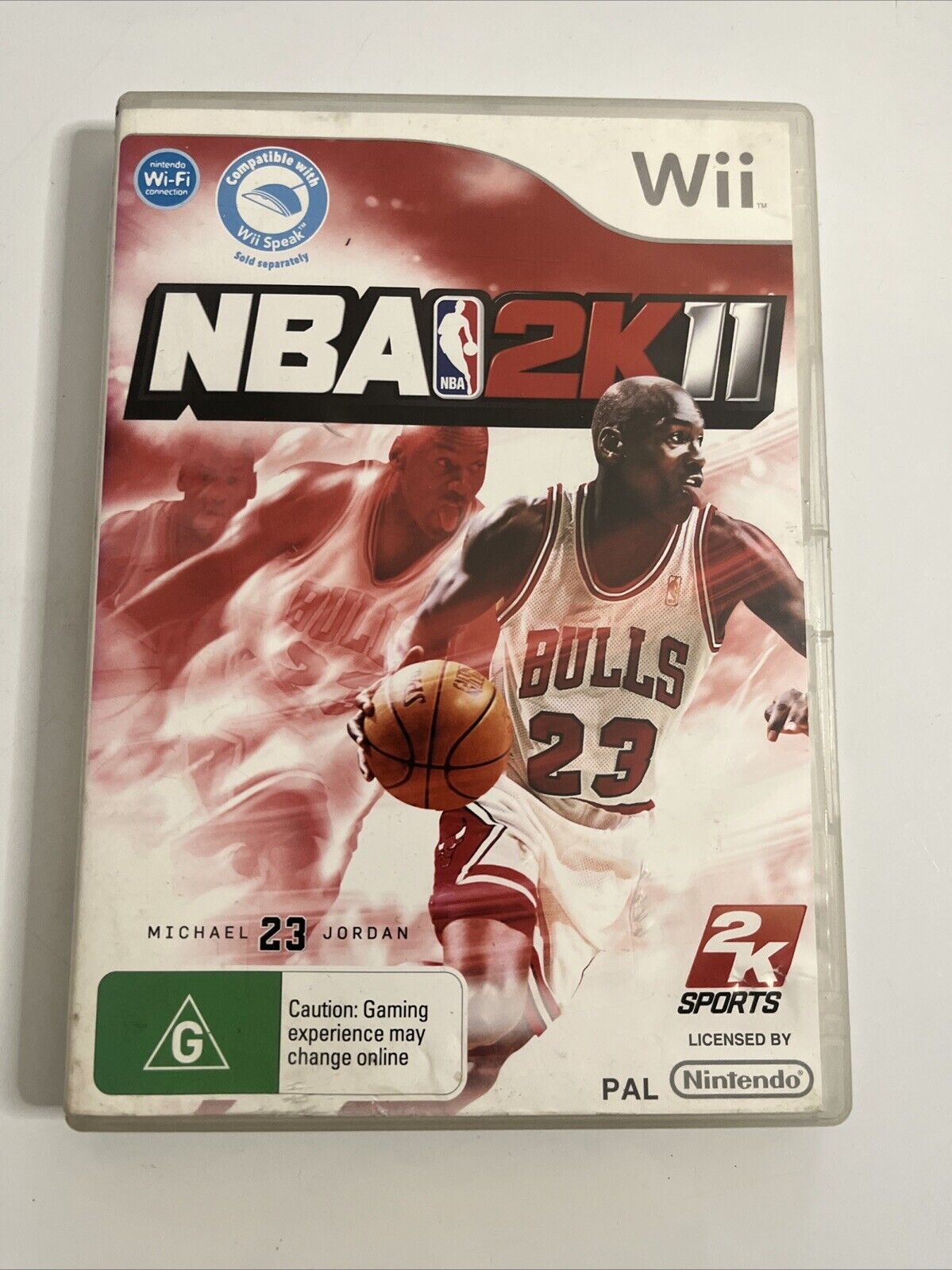 NBA 2K11  Nintendo Wii PAL 2010 Michael Jordan Cover Basketball Game
