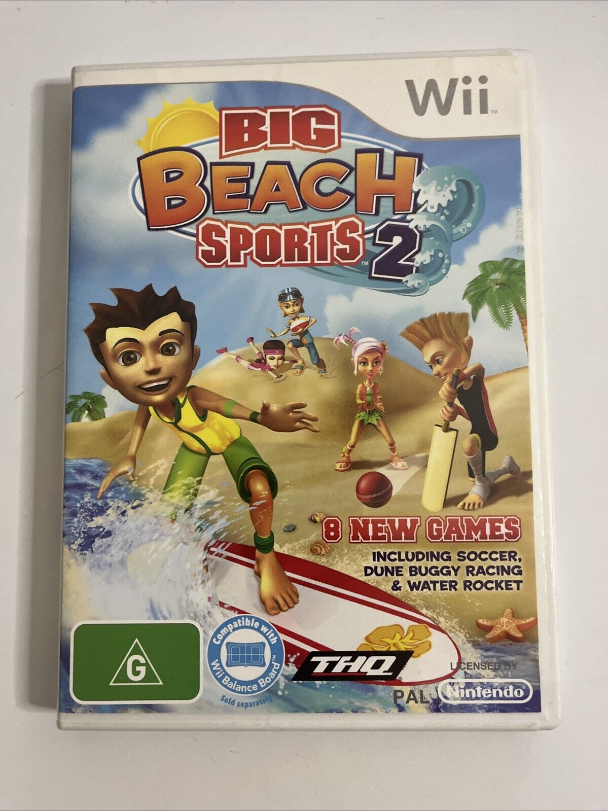 Big Beach Sports 2  Nintendo Wii PAL 2010 Game Complete