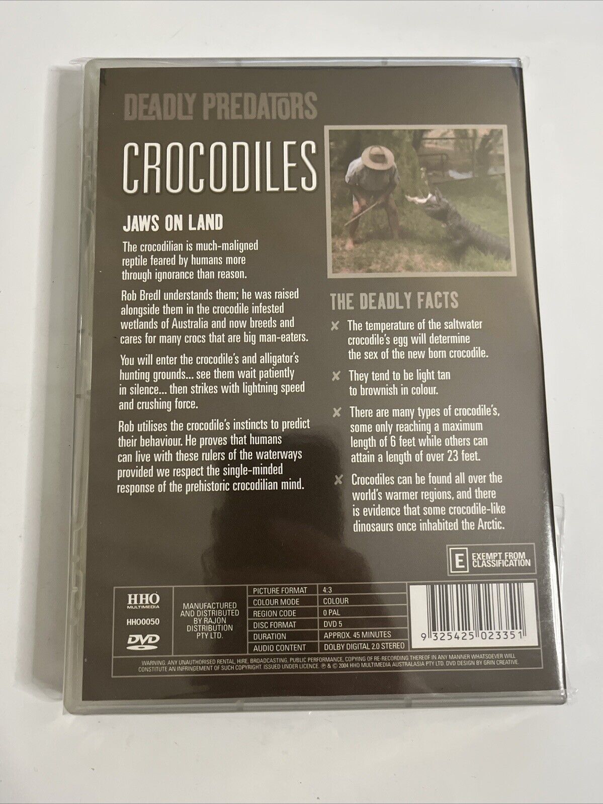 Deadly Predators Crocodiles : Jaws on Land (DVD) All Regions  NEW