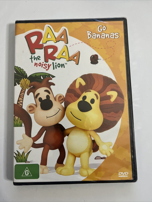 Raa Raa the Noisy Lion Go Bananas (DVD, 2011) Region 4  NEW Sealed