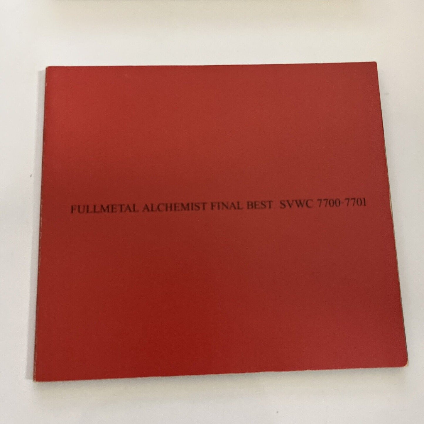 Fullmetal Alchemist Final Best (CD, 2010, 2-Disc) Anime Soundtrack JAPAN Aniplex
