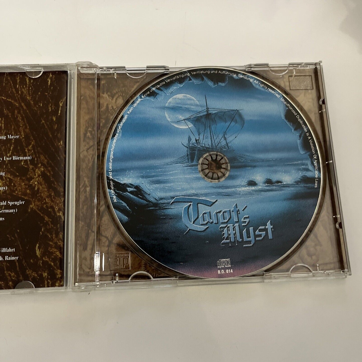 Tarot's Myst – Odyssey (CD, 1999) Promo Album