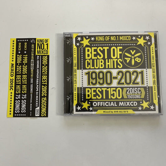 Best Of Club Hits 1990-2021 Best 150 Club Songs by AV8 (CD, 2-Disc) Obi JAPAN