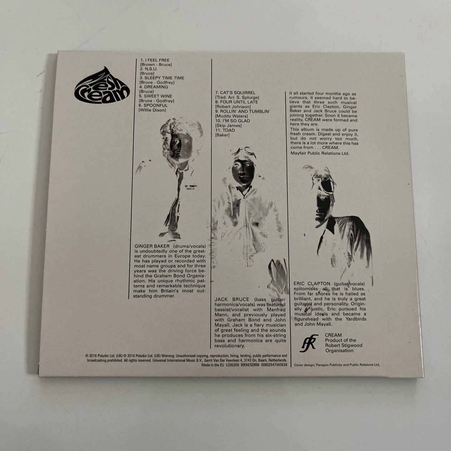 Classic Album Selection Box Set by Cream (CD, 2016, 4-Disc Set) Polydor