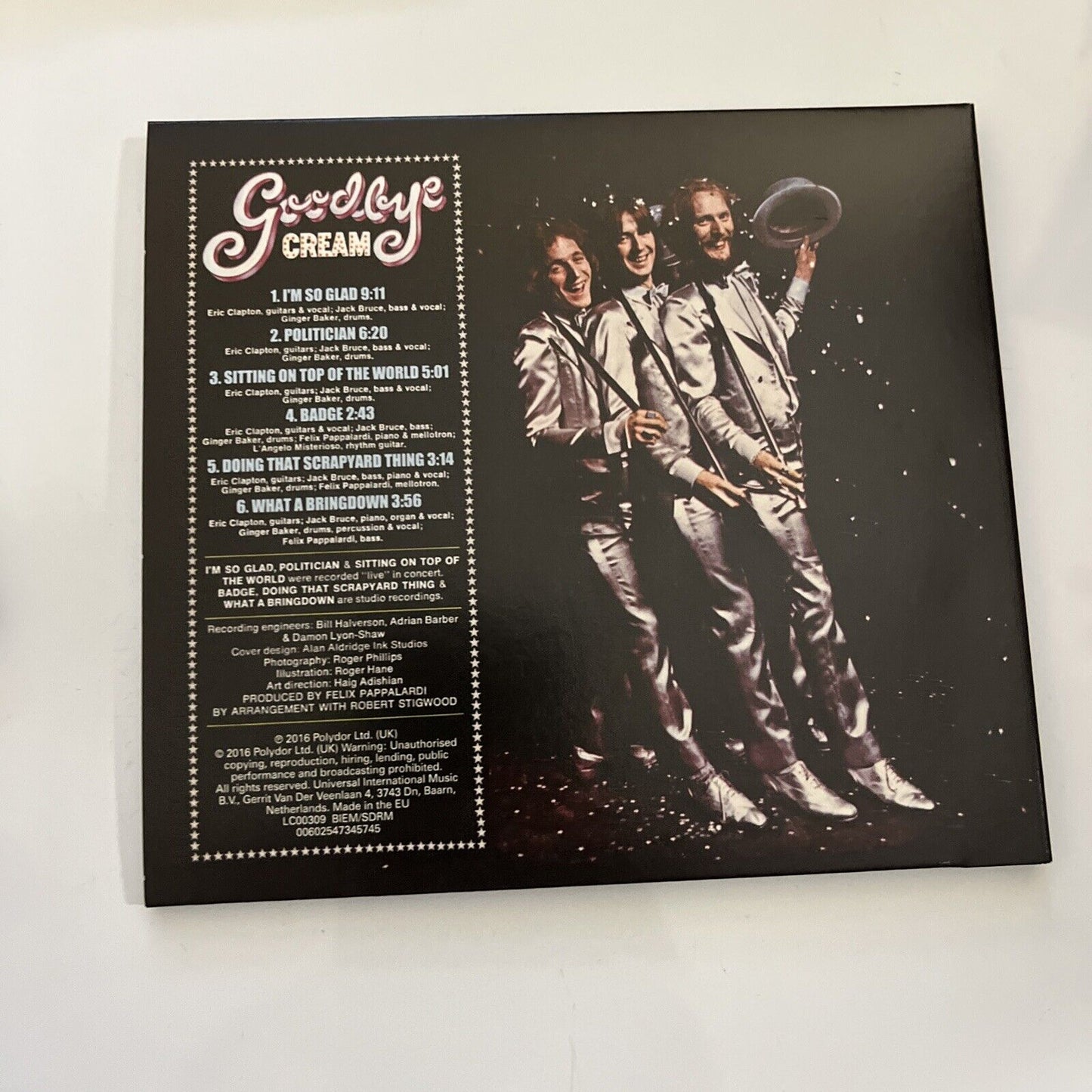 Classic Album Selection Box Set by Cream (CD, 2016, 4-Disc Set) Polydor