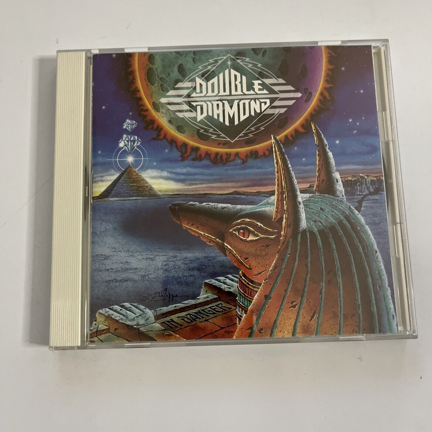 Double Diamond – In Danger (CD, 1997) Album Belgium Heavy Metal Rock DD 001
