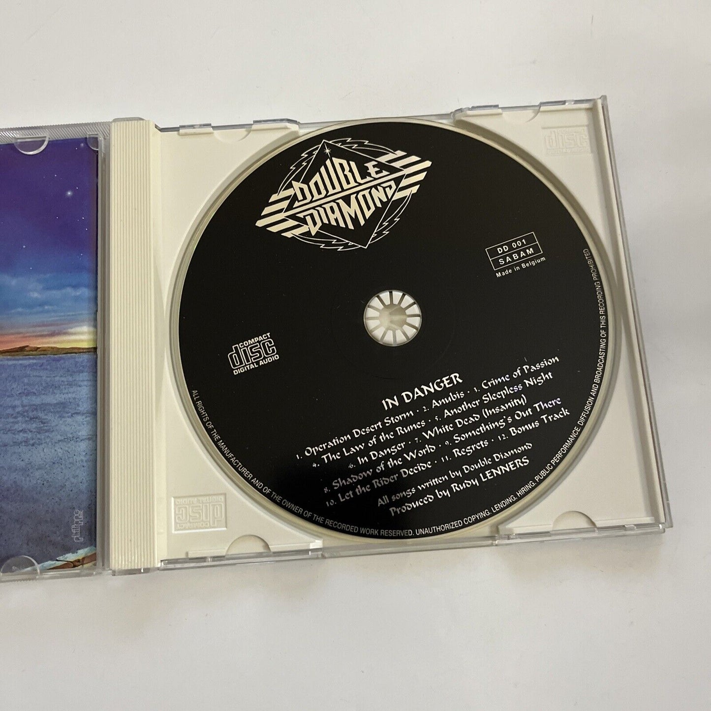 Double Diamond – In Danger (CD, 1997) Album Belgium Heavy Metal Rock DD 001