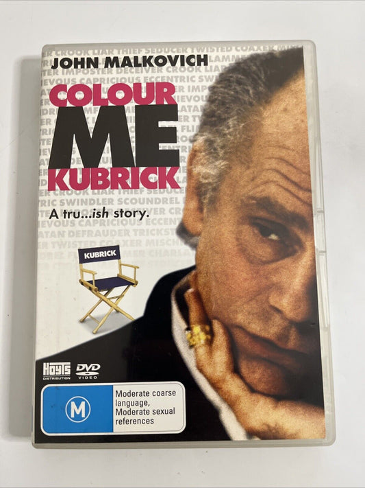 Colour Me Kubrick (DVD, 2005) John Malkovich Region 4