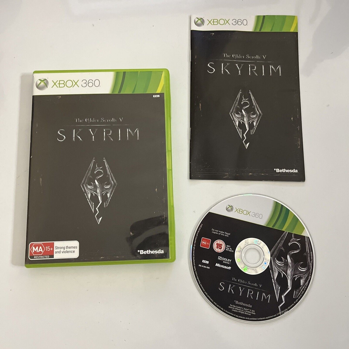 The Elder Scrolls V Skyrim  Microsoft XBOX 360 PAL RPG Game