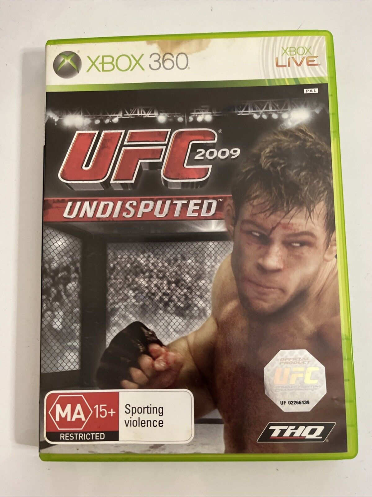 UFC 2009 Undisputed  Microsoft XBOX 360 PAL Game Complete