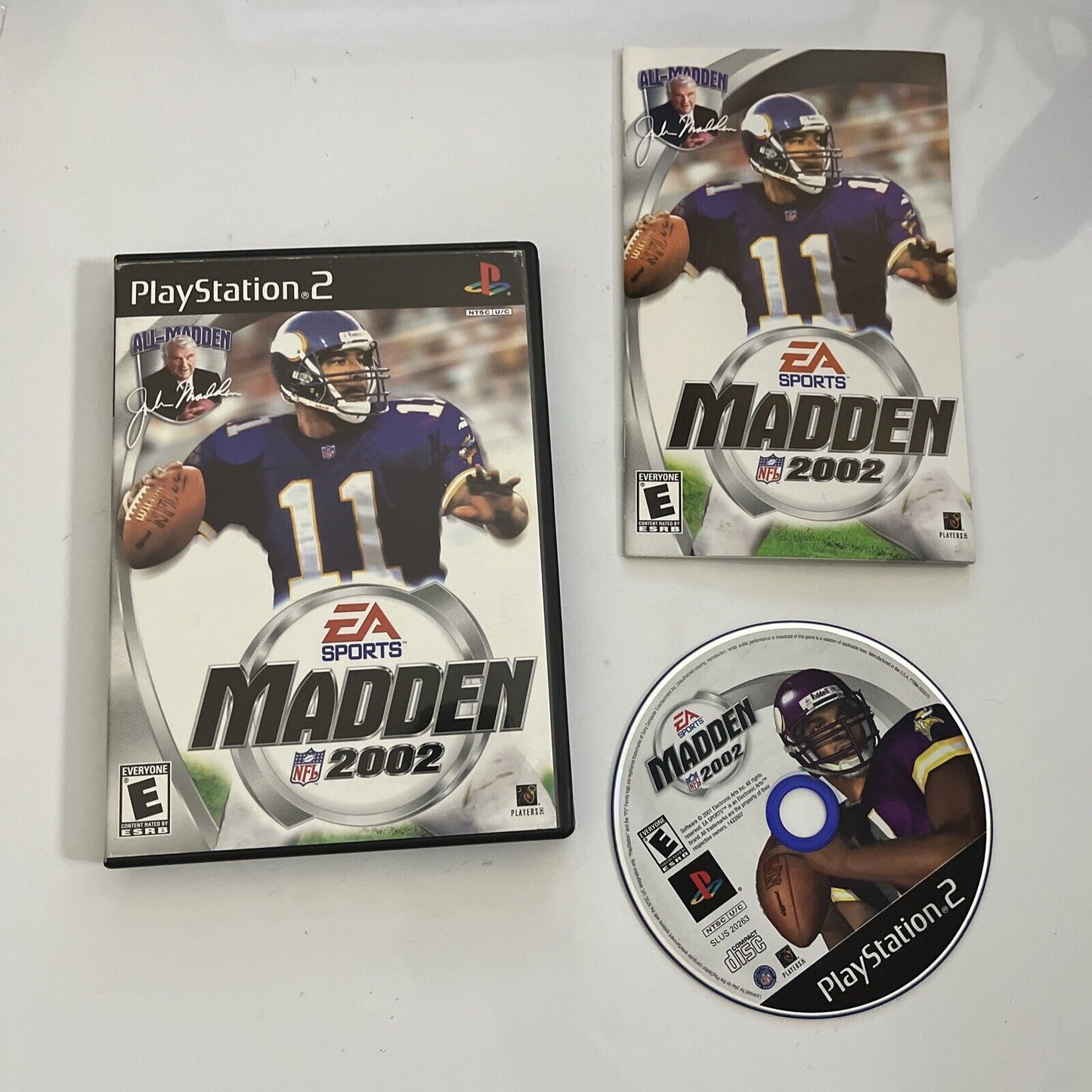 Madden NFL 2002  PS2 Sony PlayStation 2 EA Sports PAL Game Complete