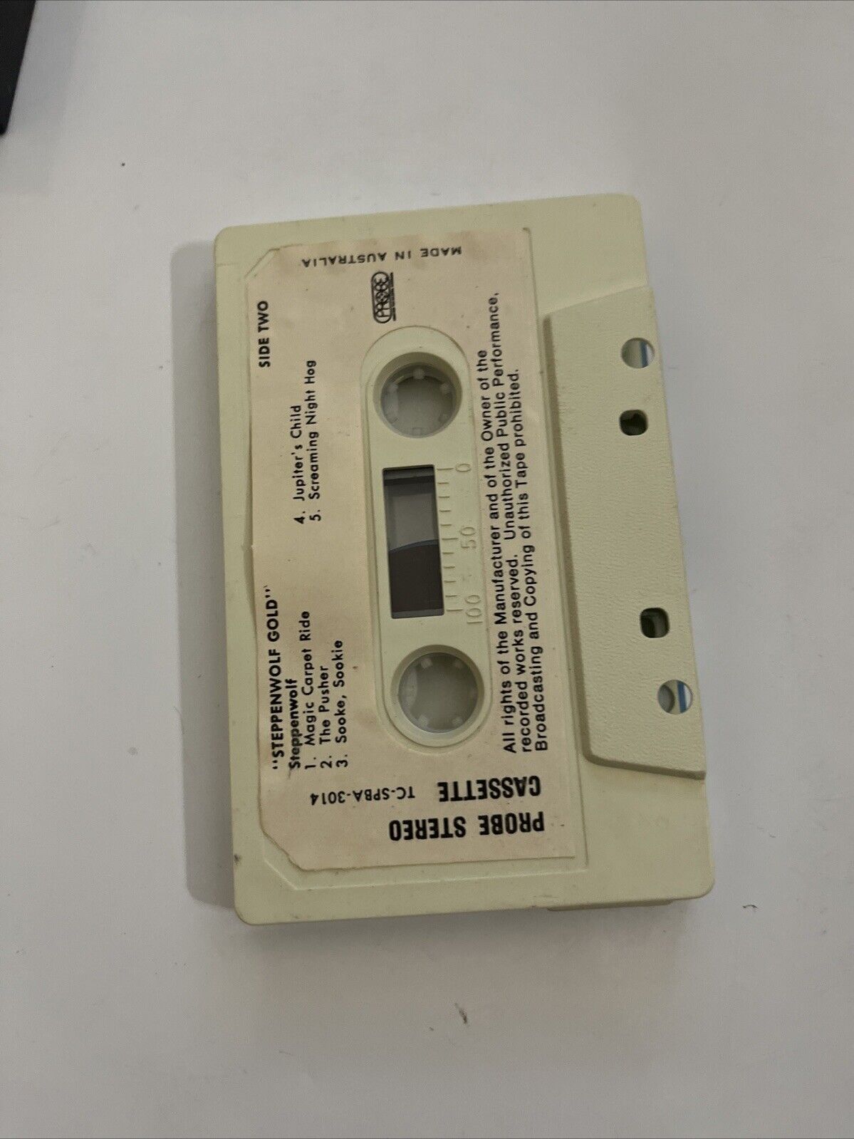 Steppenwolf Gold (Their Great Hits) Music Cassette TC-SPBA-3014