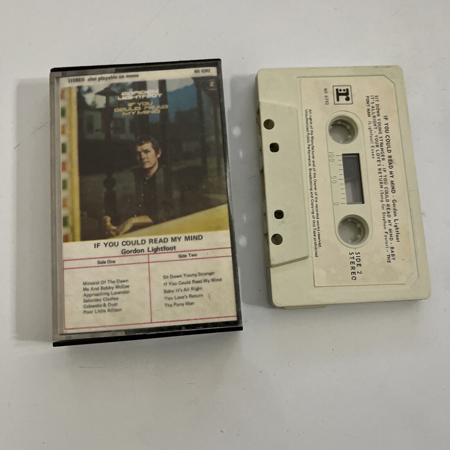 Gordon Lightfoot – If You Could Read My Mind (Cassette, 1987) Album M5 6392