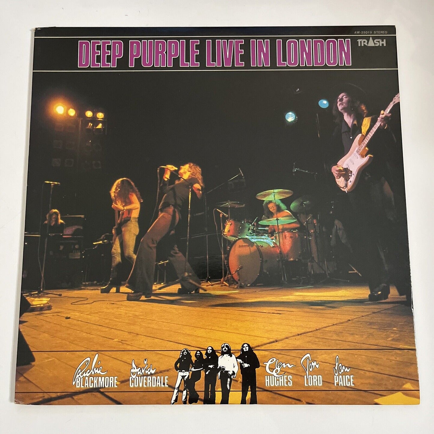 Deep Purple Live In London 1982 LP Vinyl Album Record AW-25019