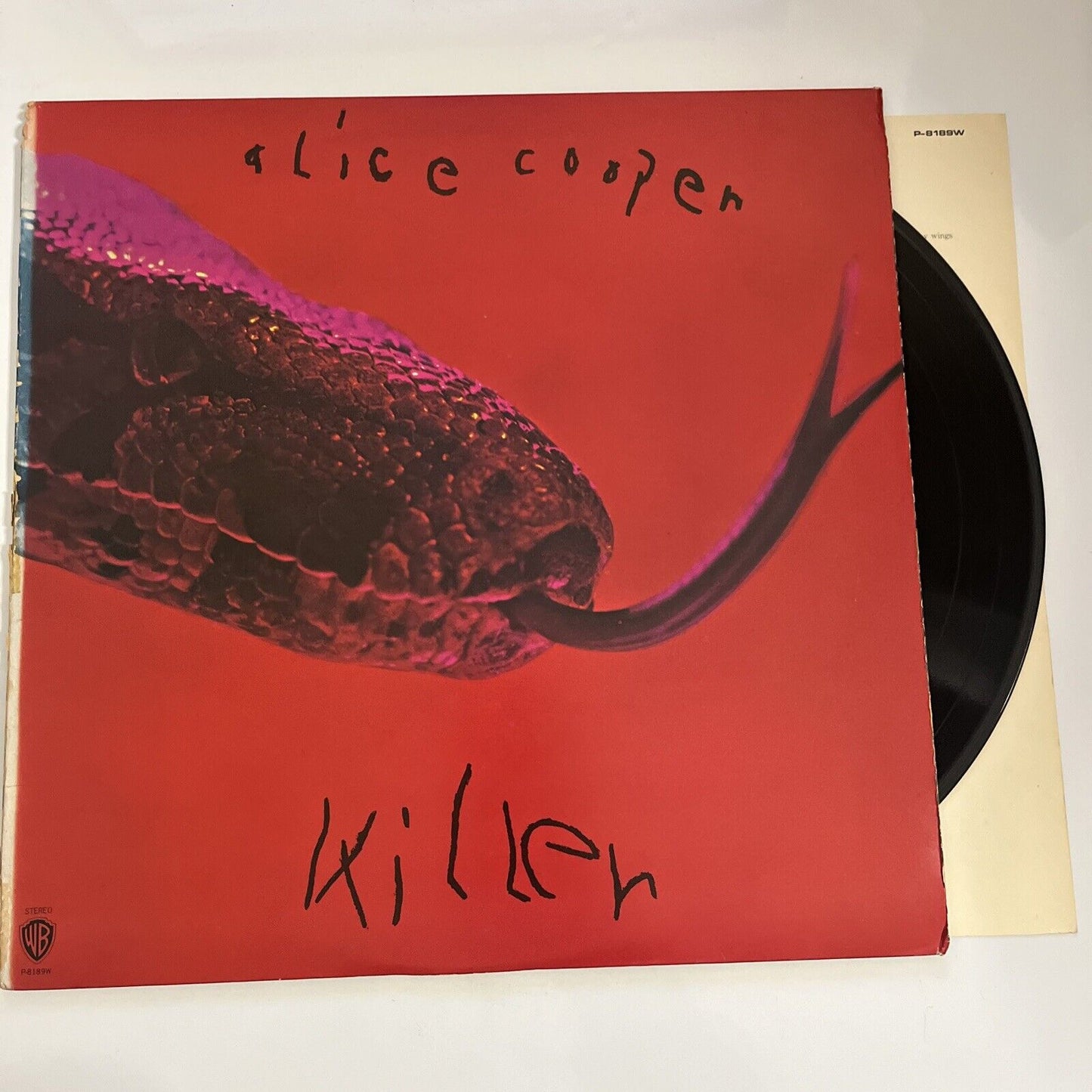 Alice Cooper – Killer 1972 LP Vinyl Record Warner Bros P-8189W