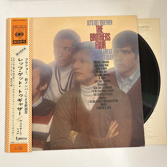 The Brothers Four – Let's Get Together 1969 LP Vinyl Record Obi Japan SONP-50114