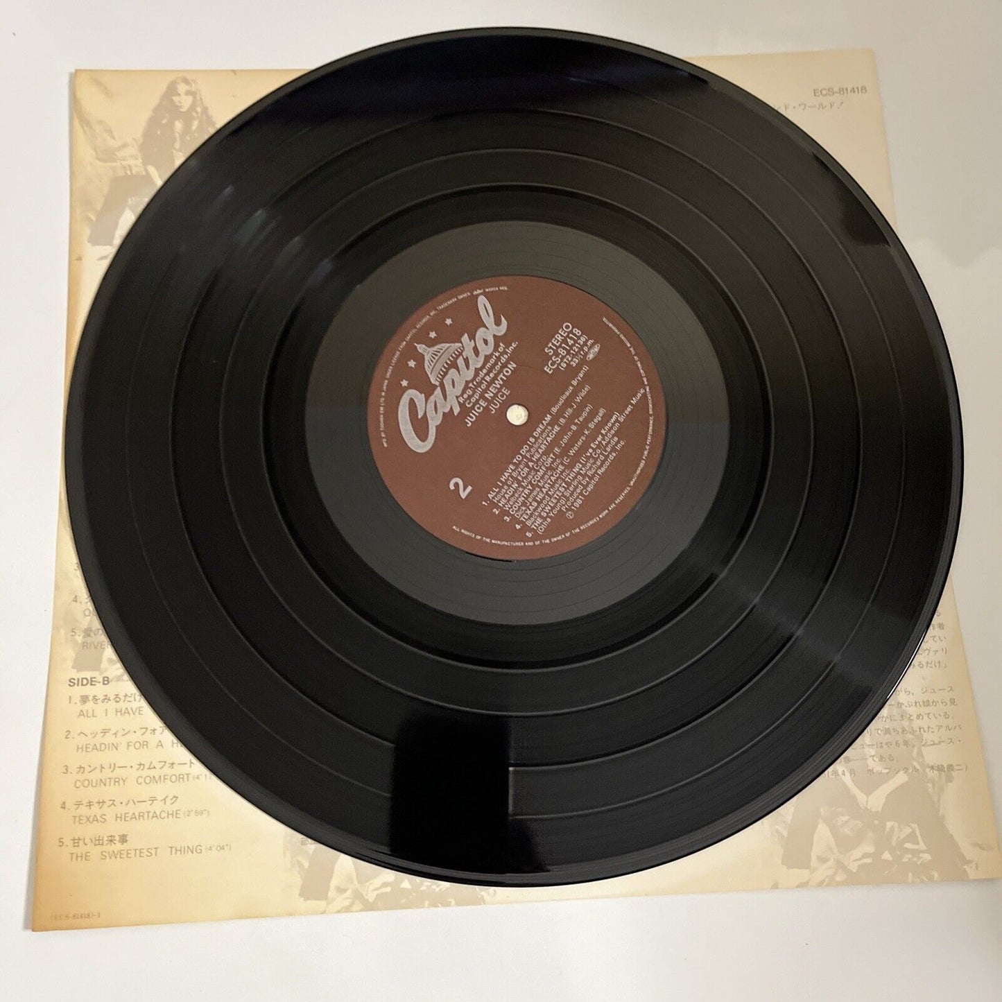 Juice Newton – Juice 1981 LP Vinyl Record Obi Japan Capitol Records ECS-81418