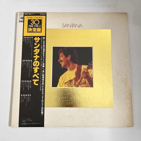 Santana – Golden Grand Prix 30 2x LP 1977 Vinyl Record Gatefold Obi Japan