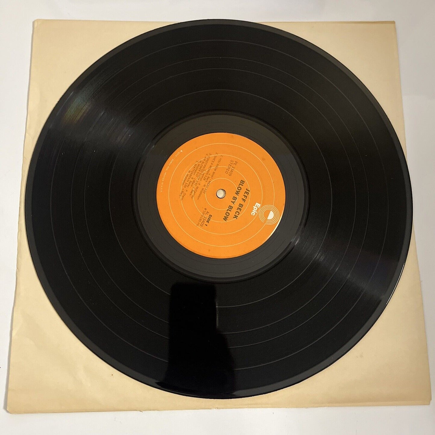 Blow By Blow by Jeff Beck 1975 LP Vinyl Record Epic Records PE 33409