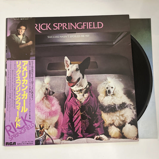 Success Hasn't Spoiled Me Yet by Rick Springfield 1982 LP Vinyl Record Obi Japan