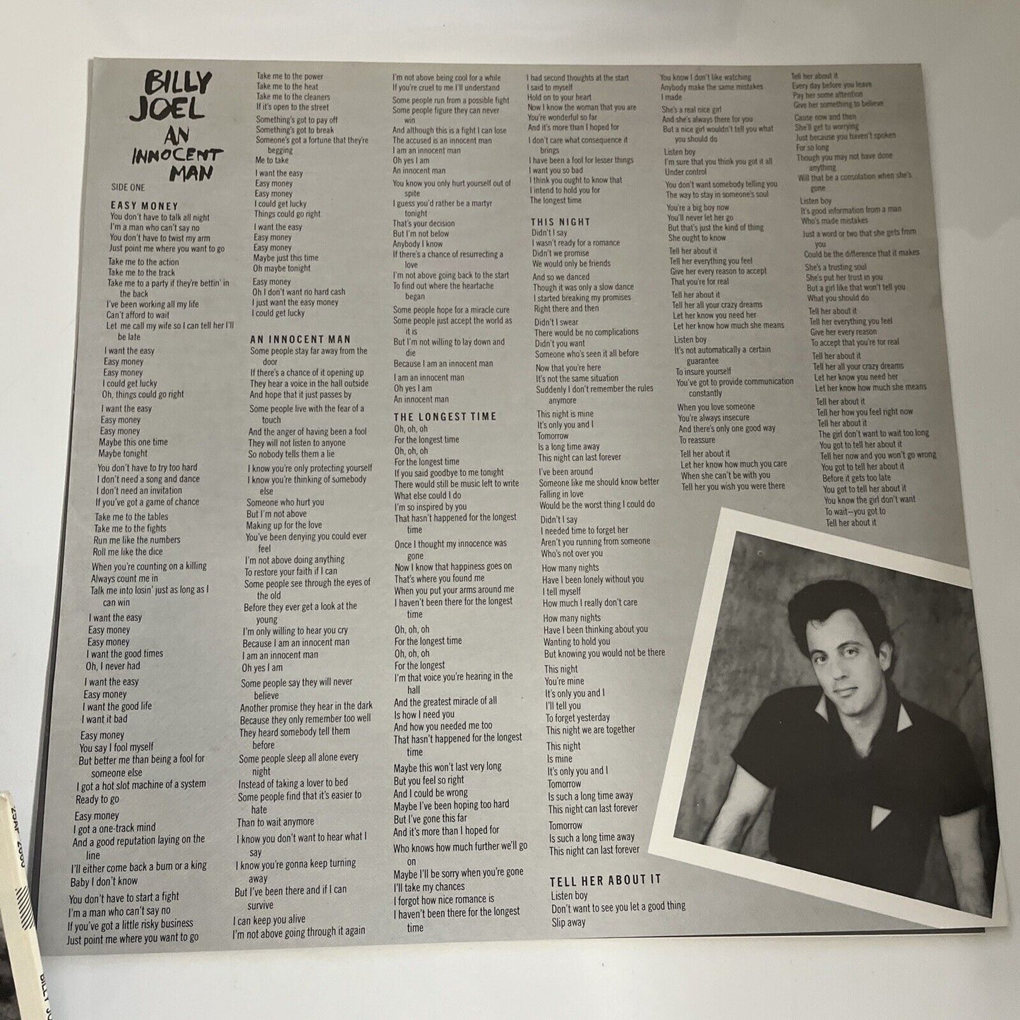 An Innocent Man by Billy Joel 1983 LP Vinyl Album Record Obi Japan 25AP 2660