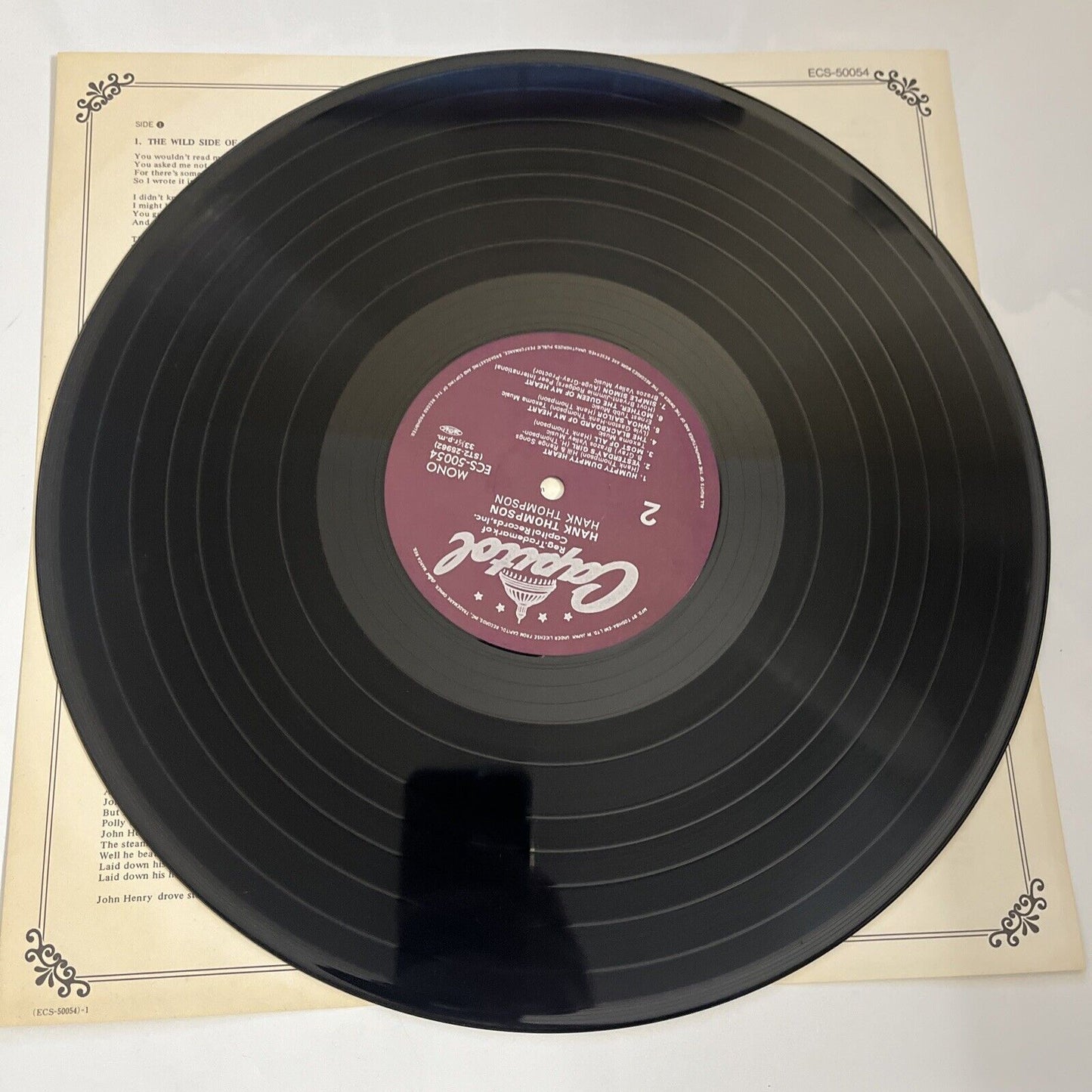Call of the Country by Hank Thompson LP Vinyl Record Obi Japan Capitol Records