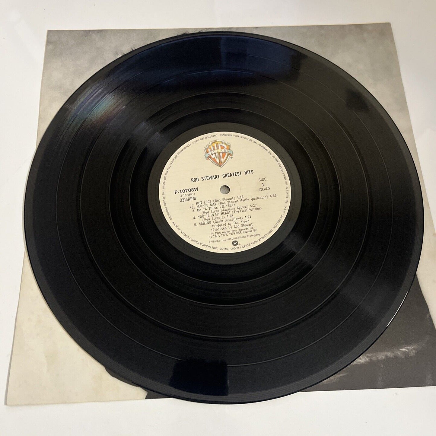 Greatest Hits by Rod Stewart 1979 LP Vinyl Album Record Obi Japan P-10708W