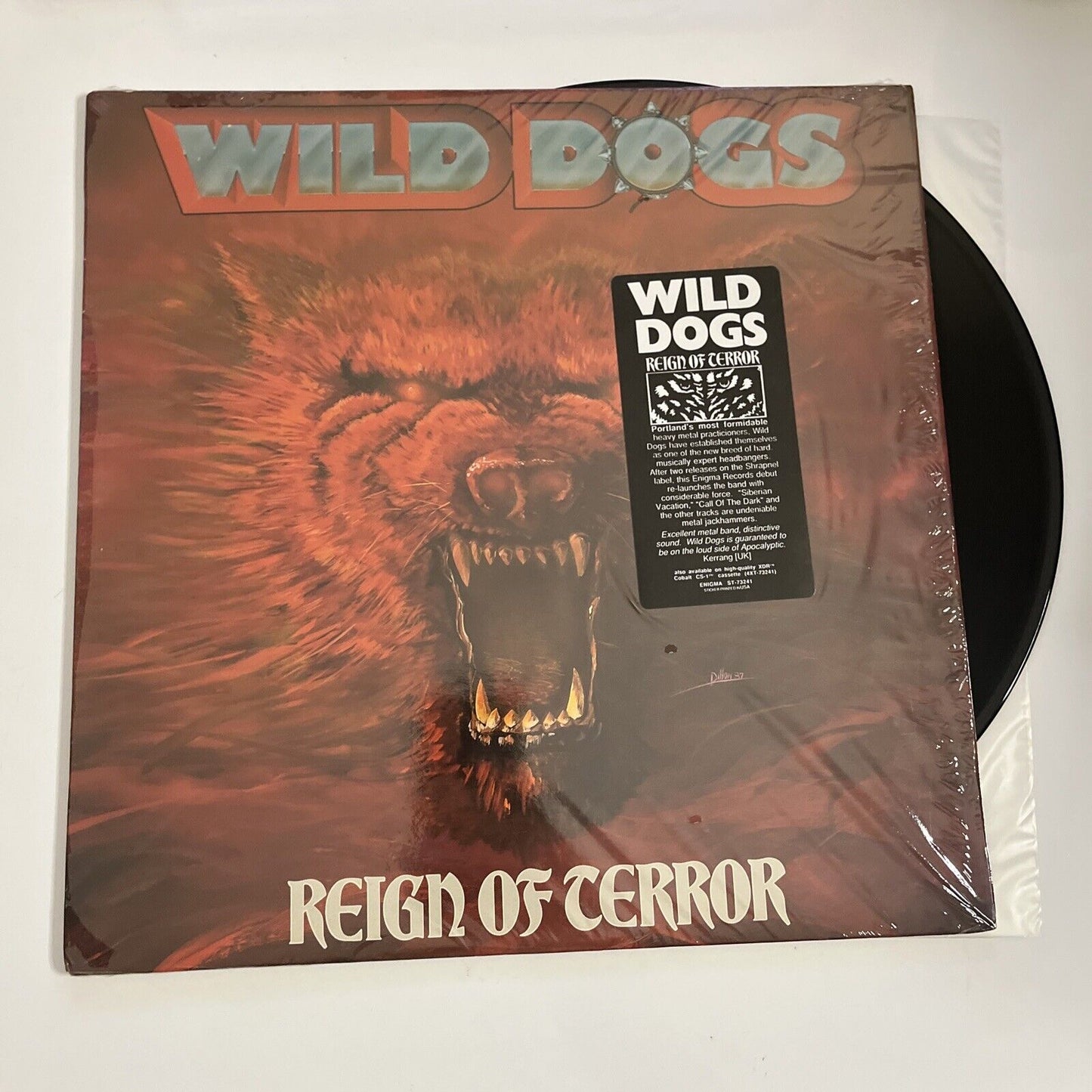 Reign of Terror by Wild Dogs LP 1987 Vinyl Album Record