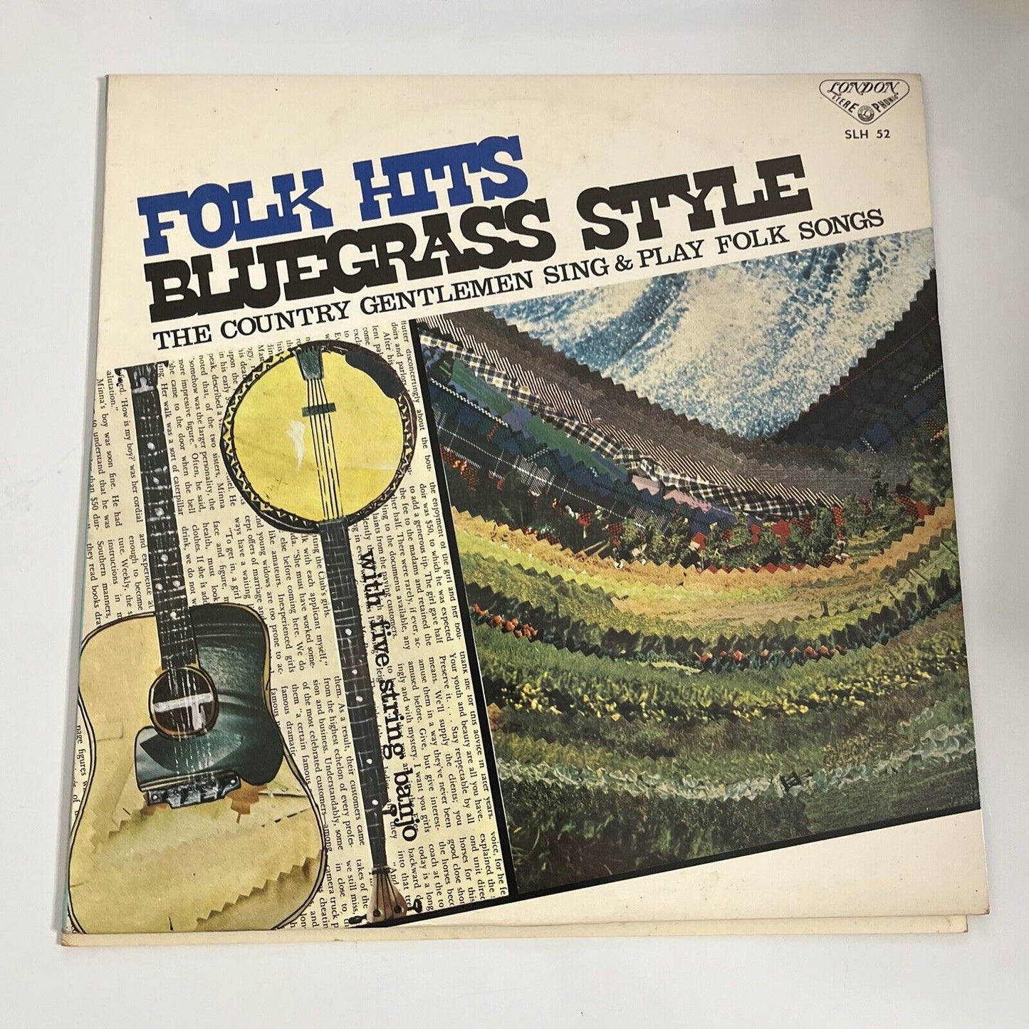 Folk Hits Bluegrass Style by The Country Gentlemen 1966 LP Vinyl Record SLH-52