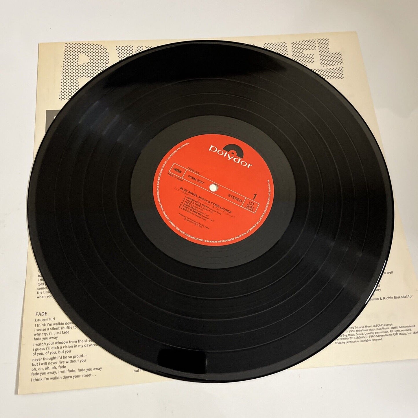 Dream of a Star by Blue Angel 1980 LP Vinyl Record Obi Japan 25MM 0367