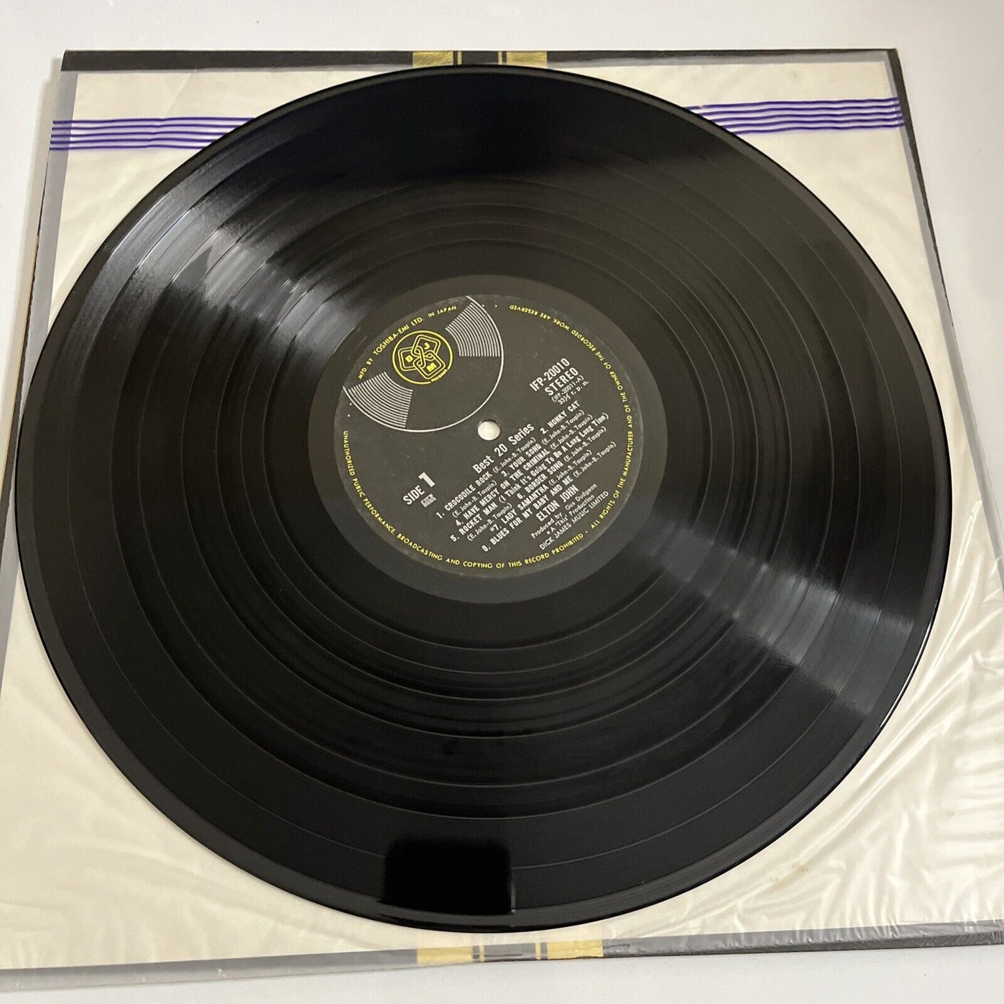 Best 20 by Elton John 1973 LP Vinyl Record Album Gatefold IFP-20010