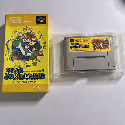 Super Mario World  Nintendo Super Famicom SNES NTSC-J JAPAN Game