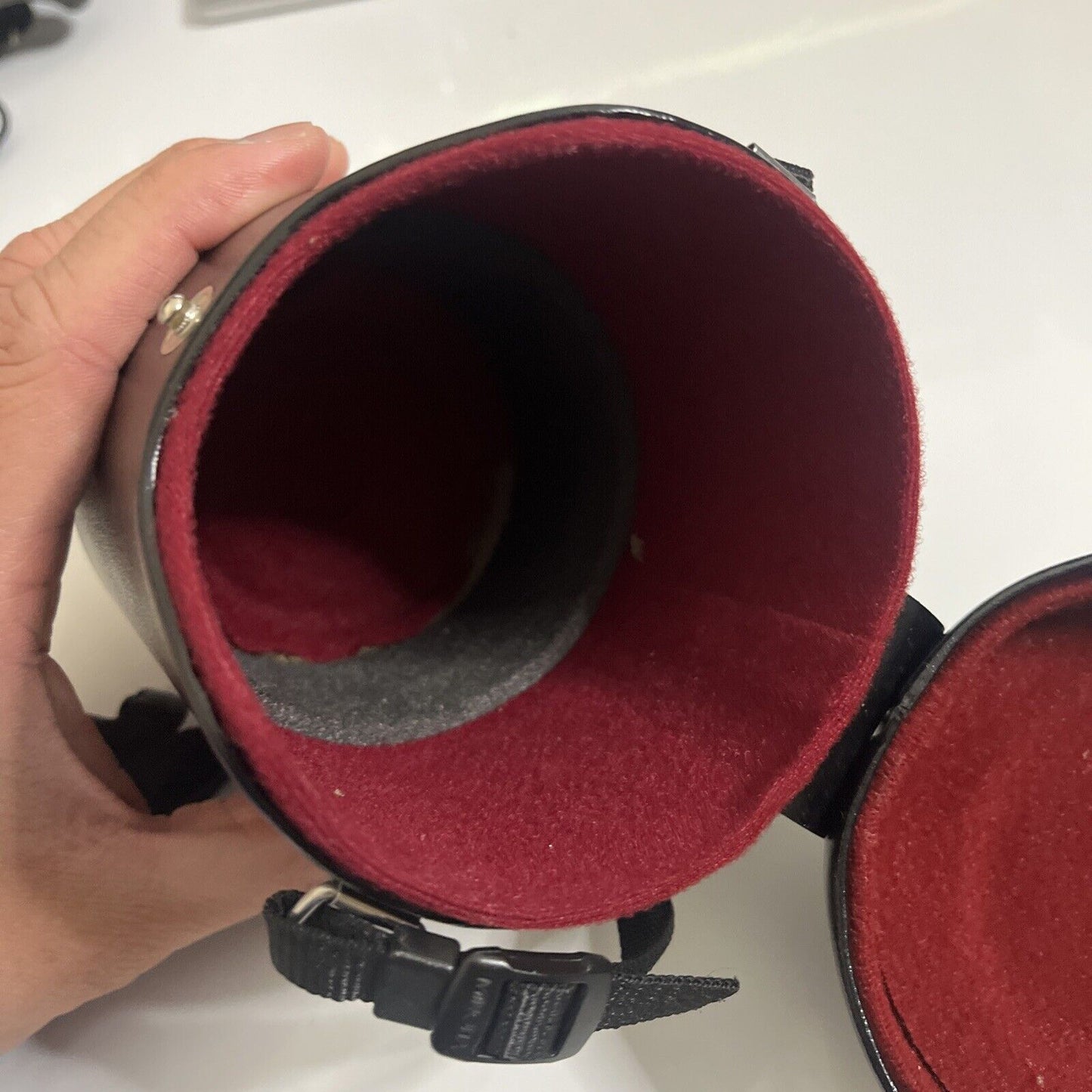 Genuine Minolta LH-1044 Hard Lens Case with Strap 145mm x 91mm diameter