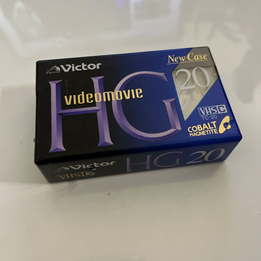 Victor VHS-C 20 min TC-20 Video Cassette Made in Japan  NEW Sealed