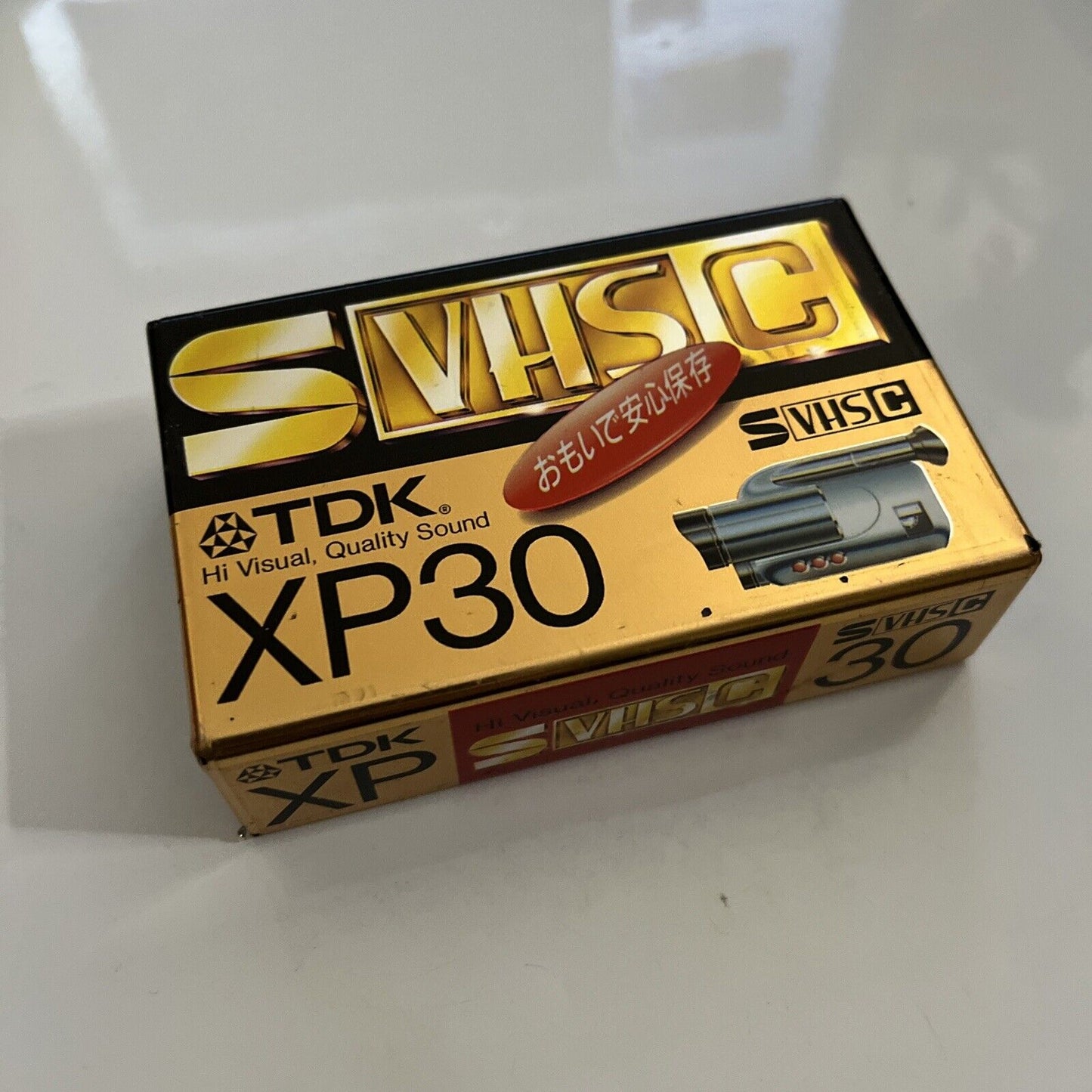 TDK SVHS-C 30 min Video Cassette XP30 ST-C30XPG Made in Japan NEW Sealed