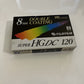 Fujifilm Super HGDC 120 min 8mm Video Cassette Double Coating P6-120 NEW Sealed