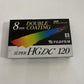 Fujifilm Super HGDC 120 min 8mm Video Cassette Double Coating P6-120 NEW Sealed