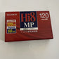 Sony Hi8 MP Video Hi8 120min 8mm Video Cassette  P6-120HMP3 Made in Japan NEW