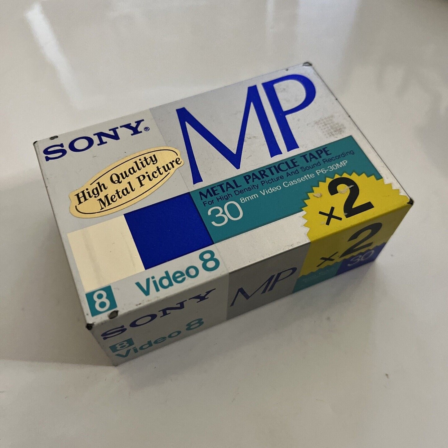 Sony 8mm Video 8 30 min Cassette 2 Pack 2P6-30MPn Made In Japan NEW Sealed