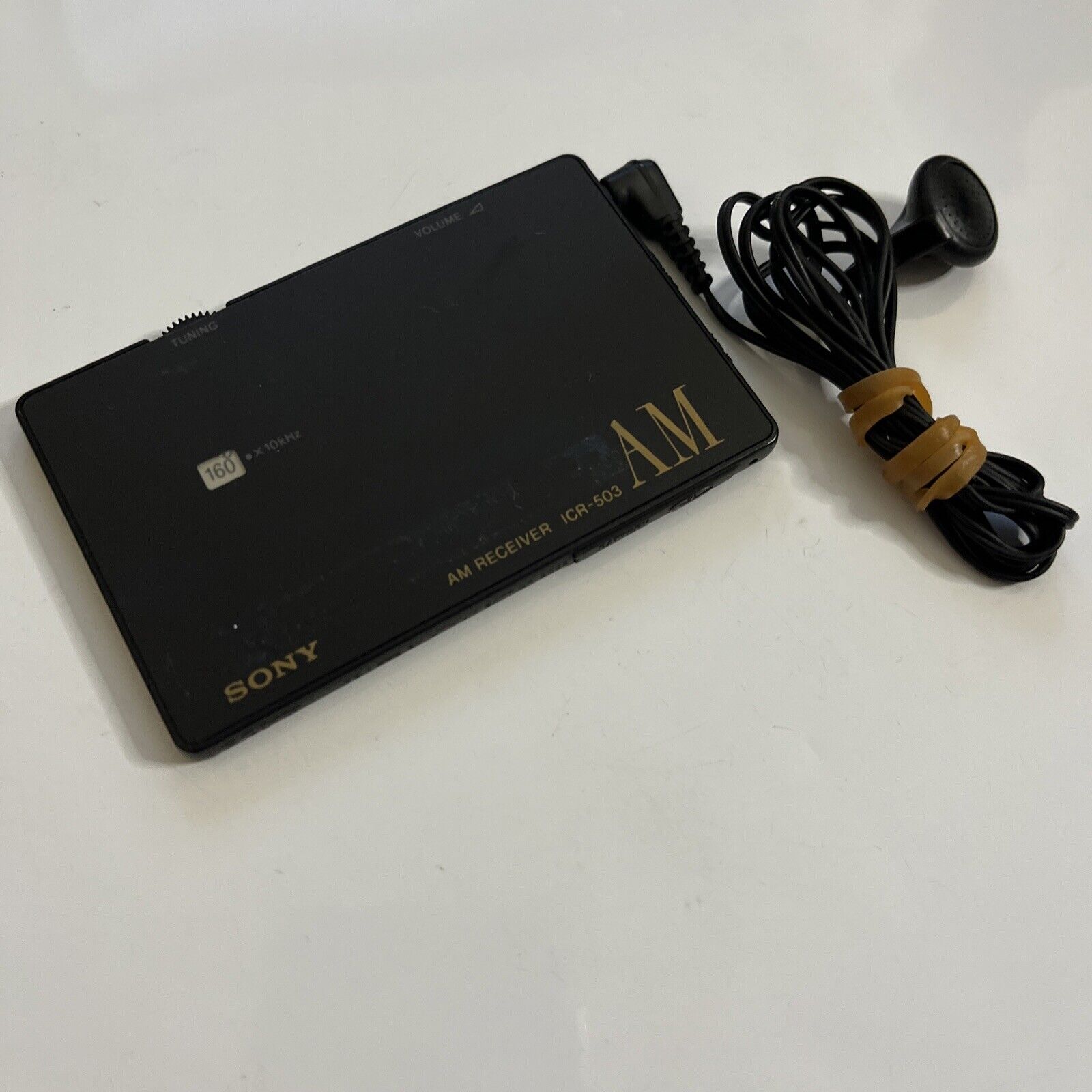 Retro SONY AM Radio Receiver Credit Card Size -Very Compact Slim Vinta ...