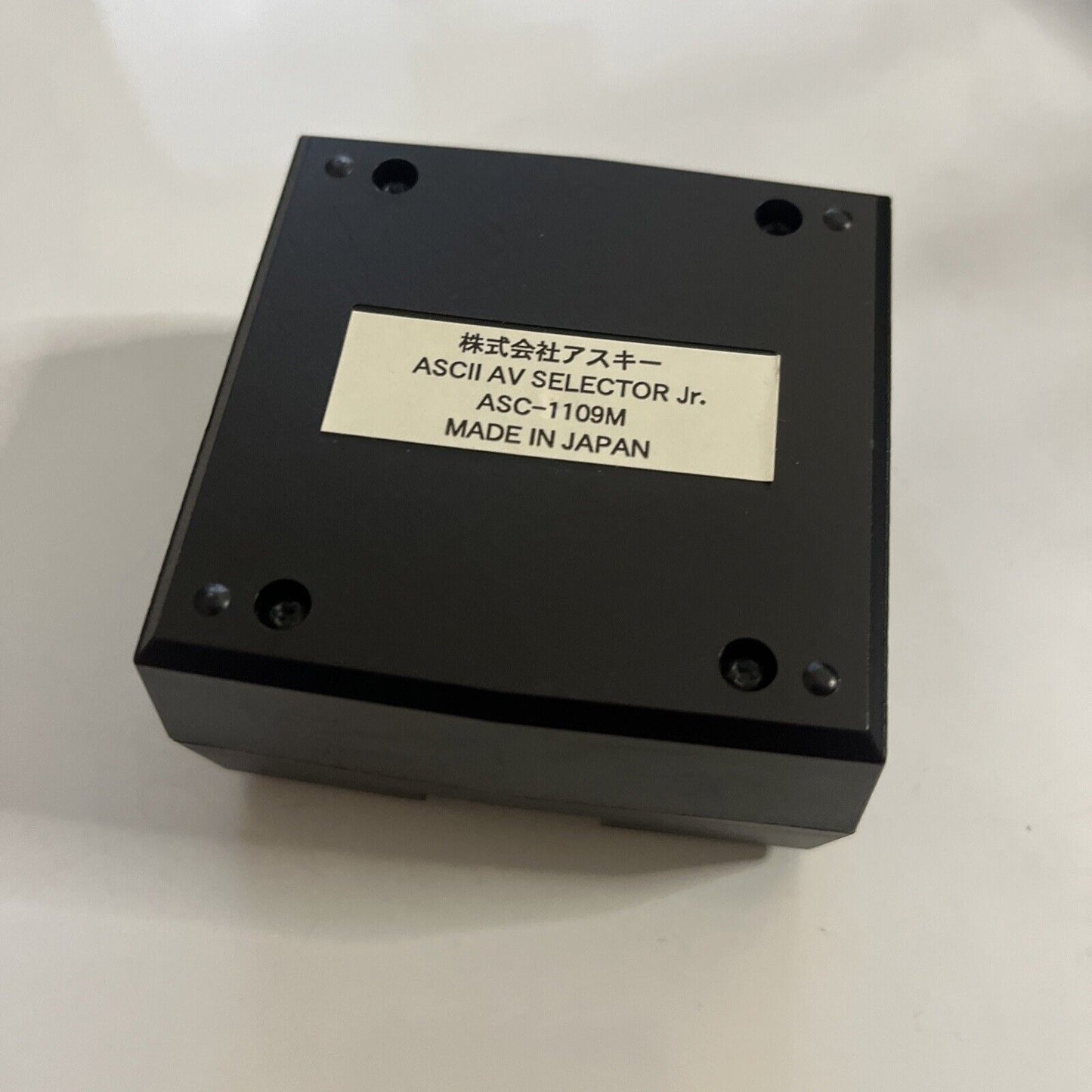ASCII AV 1:3 Selector Switcher RCA Composite ASC-1109M Made In Japan