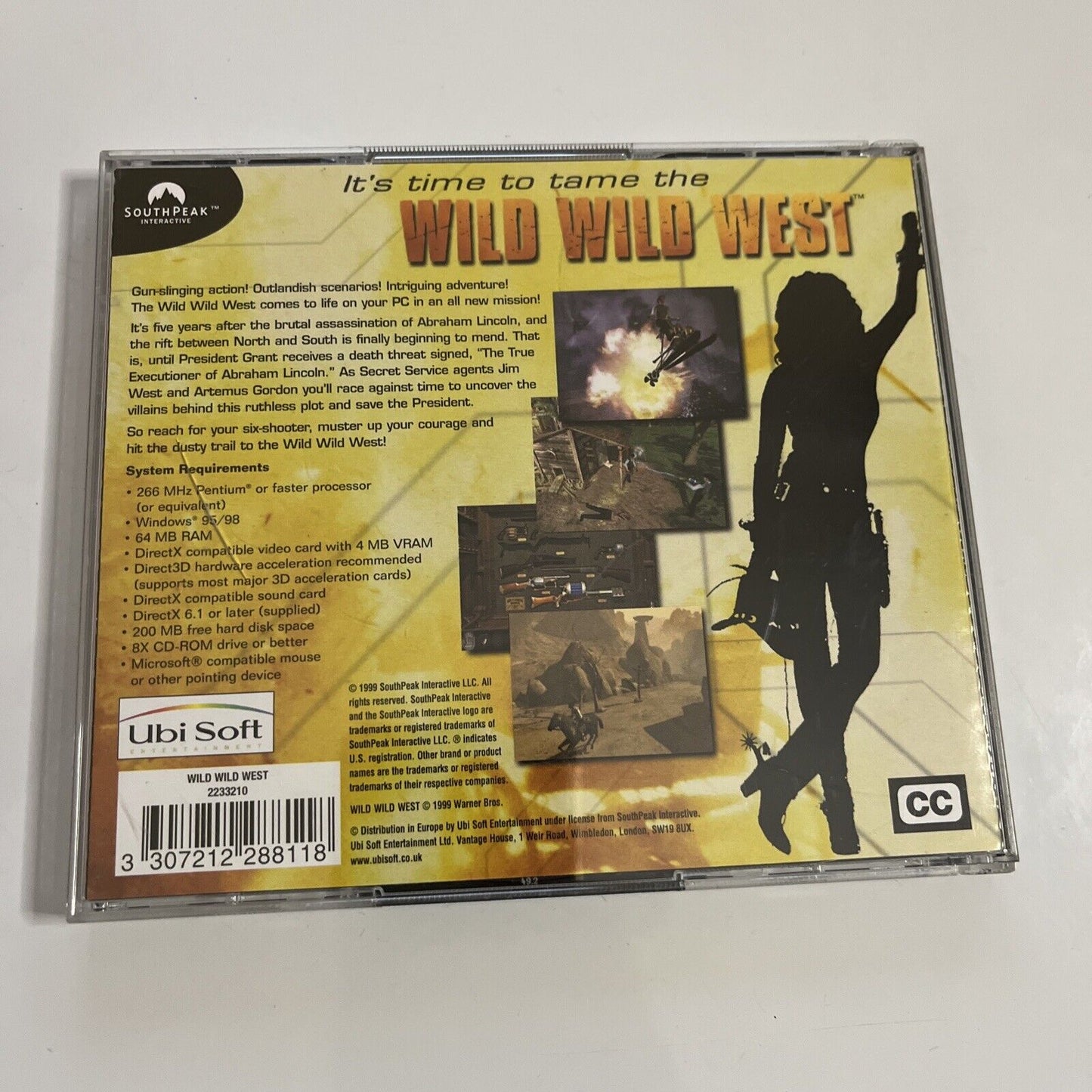 Wild Wild West The Steel Assassin  PC CD-ROM Windows Game