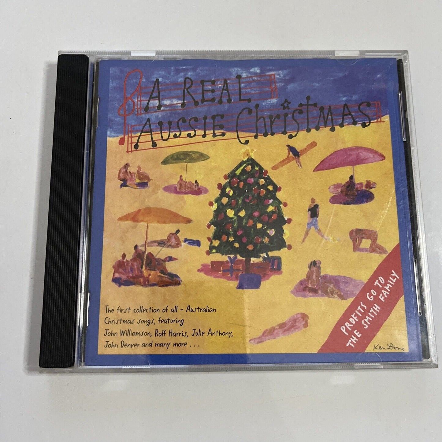 A Real Aussie Christmas Compilation (CD, 2003) with Cover Art by Ken Done